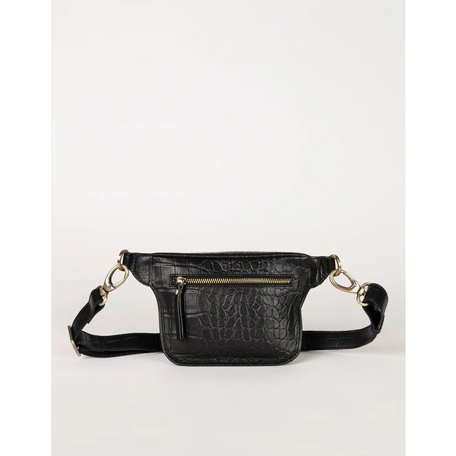 BECK BUM BAG Black Croco