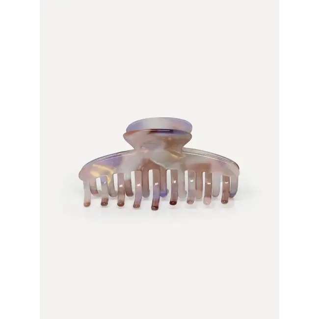 RESIN HAIR CLIP L Purple Pink