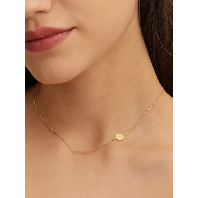 ROMA SMILEY NECKLACE Gold