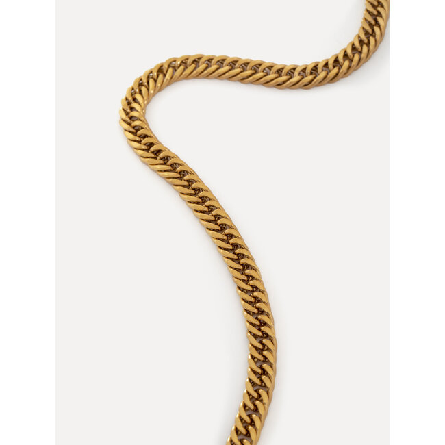 RAYA CUBAN CHAIN NECKLACE Gold