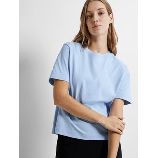 Selected Femme ESSENTIAL BOXY TEE Cashmere Blue