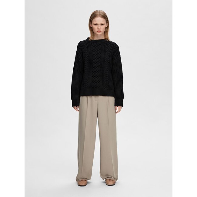 TINNI WIDE PANTS Greige