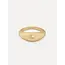 GIOIA HAMMERED RING Gold