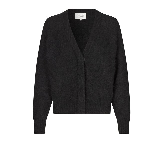 BROOK KNIT CARDIGAN Black