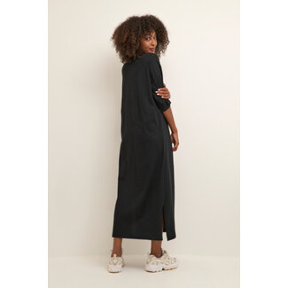 KAFFE EDNA SHORT SLEEVE DRESS Black Deep