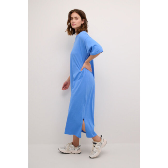 EDNA SHORT SLEEVE DRESS Ultramarine