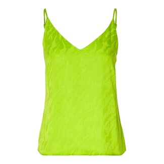 Selected Femme CONSTANZA STRAP TOP Lime Green