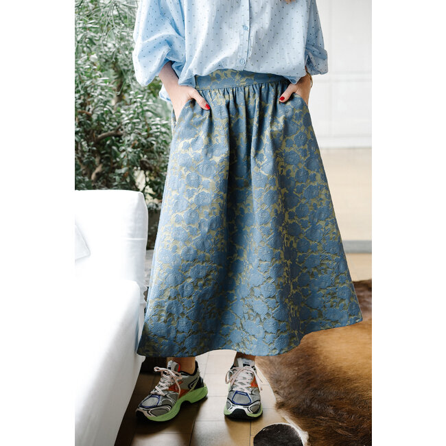 JULIA SKIRT Flower Green