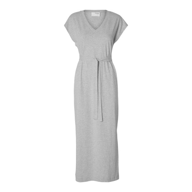 ESSENTIAL DRESS Light Grey Melange