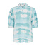 ICHI VIANCA SHIRT Nile Blue Graphic