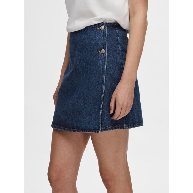 CLAIR DENIM SKIRT Medium Blue