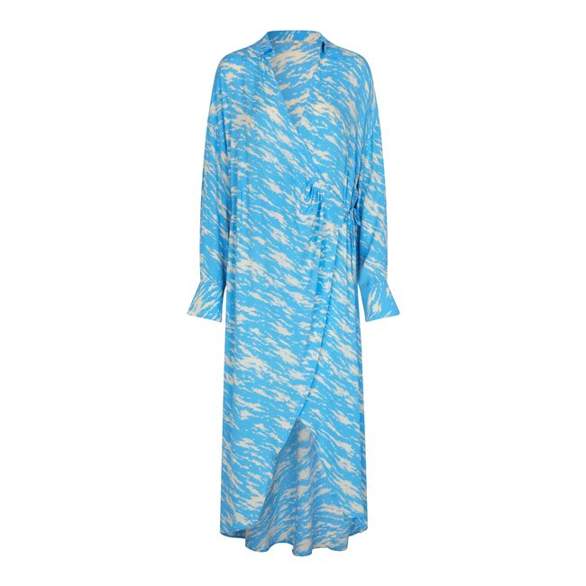 CORBETT WRAP DRESS Alaskan Blue