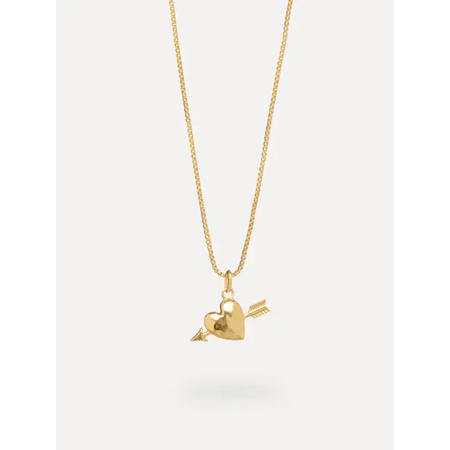 ROMA CUPID HEART NECKLACE Gold