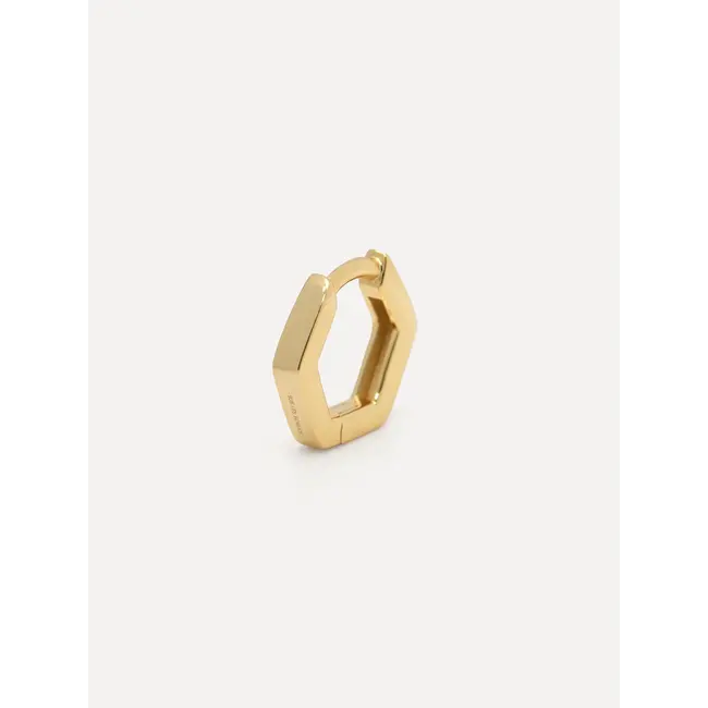 JEANNE HEXAGON EARRING Gold