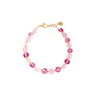 LABEL KIKI PINK GLOW BRACELET Gold