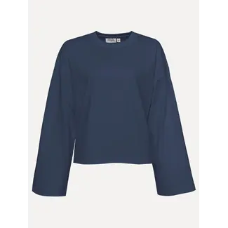 Les Soeurs ALINE LONGSLEEVE SHIRT Navy