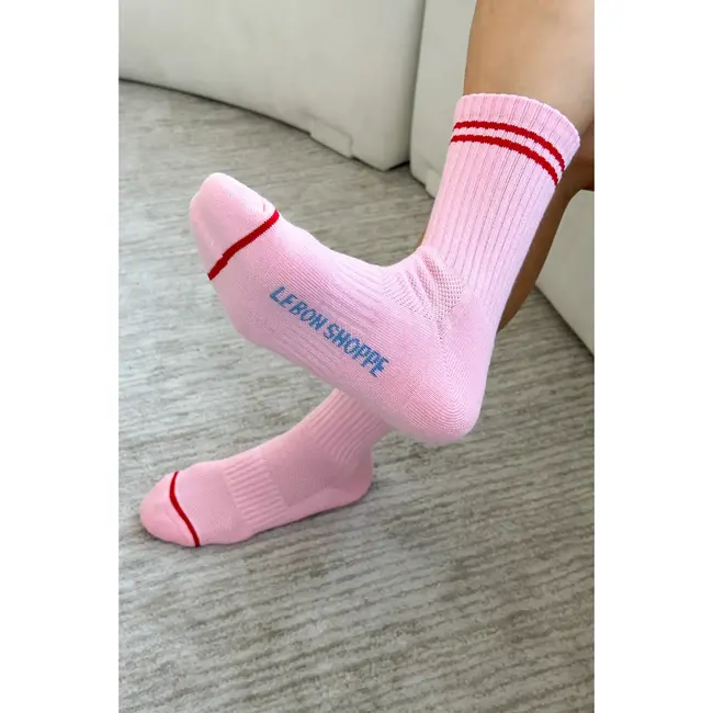 BOYFRIEND SOCKS Amour Pink