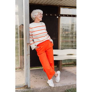 ICHI KATE WIDE PANTS Orange Com