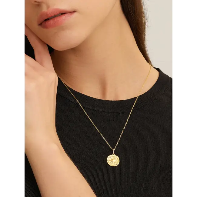 ROSA WIND ROSE NECKLACE Gold