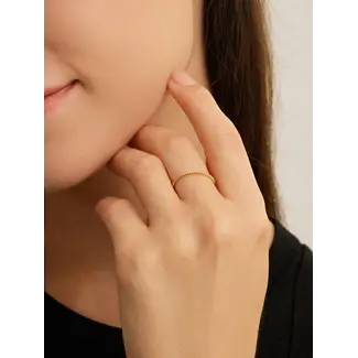 Les Soeurs CECILIA TWISTED RING Gold