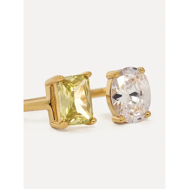 GIOIA DOUBLE GEM RIG Gold