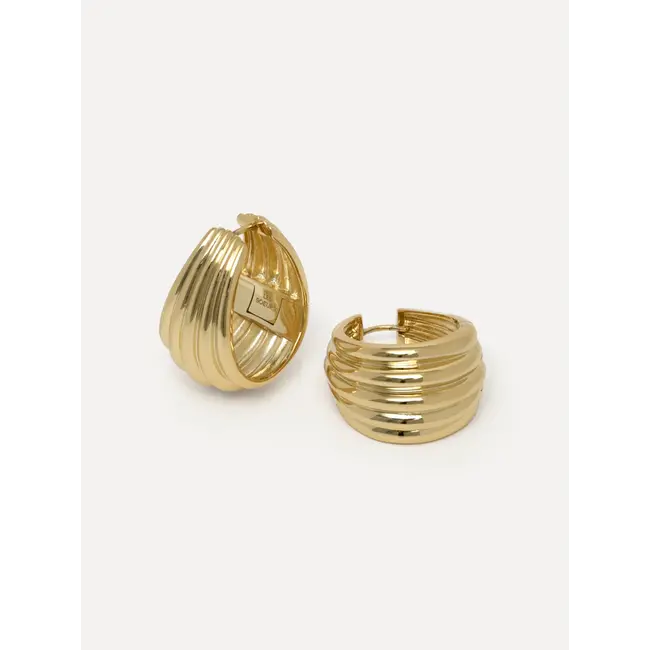 FARA SHELL EARRING SET Gold