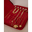 MAE JEWELRY POUCH Red