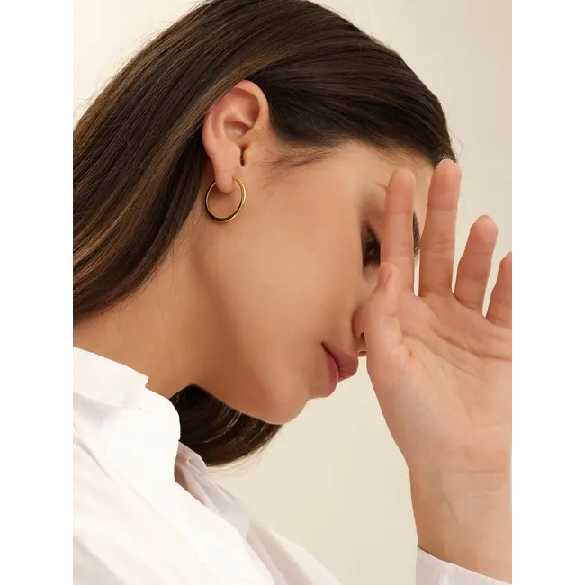 CARLY MEDIUM EARRINGS SET Gold