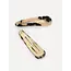 RESIN HAAR CLIP L Light Tortue