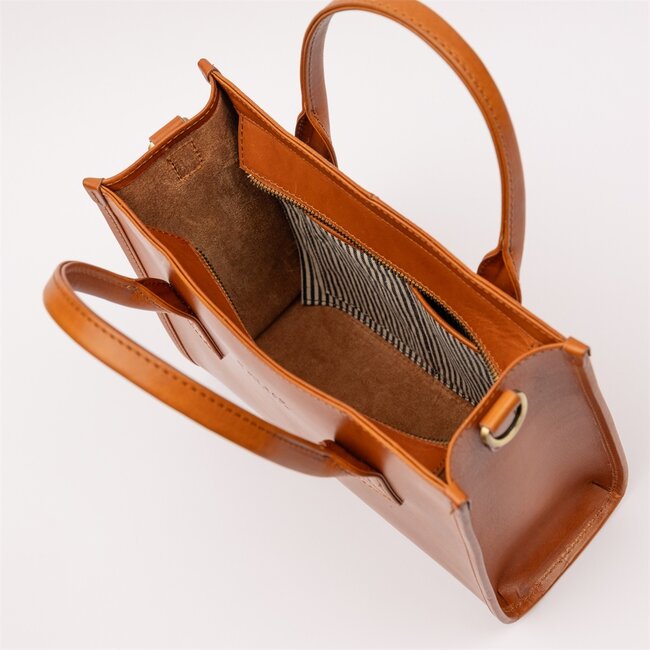 JACKIE MIDI BAG Cognac