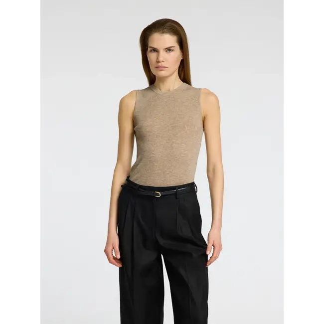 INGRID KNIT TOP Fossil