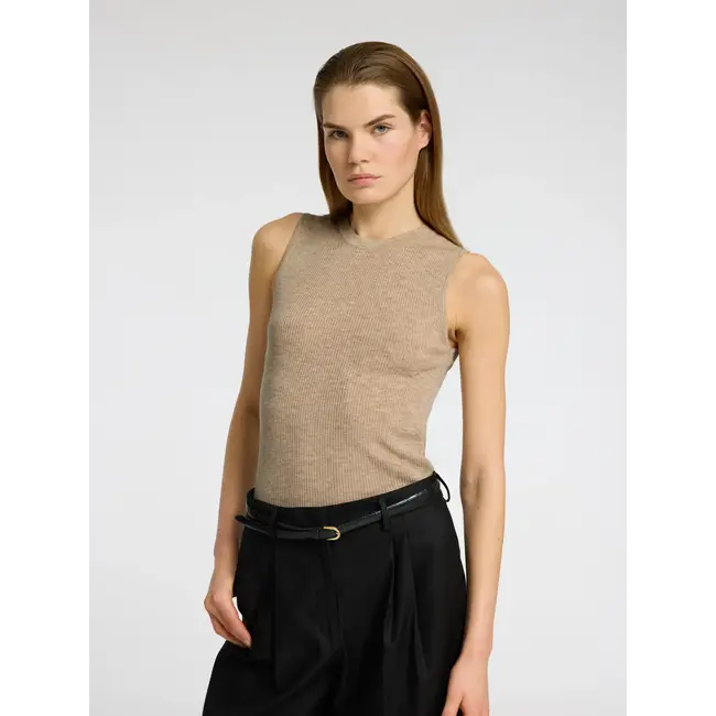 INGRID KNIT TOP Fossil