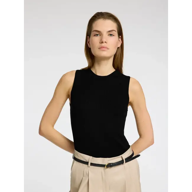 INGRID KNIT TOP Black