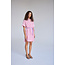 LOLIA DRESS Birght Rose/White