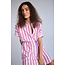 LOLIA DRESS Birght Rose/White