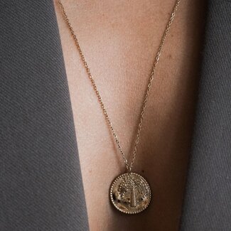 Masté PALMTREE NECKLACE Gold