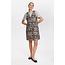 VIITA DRESS Gray Morm Snake