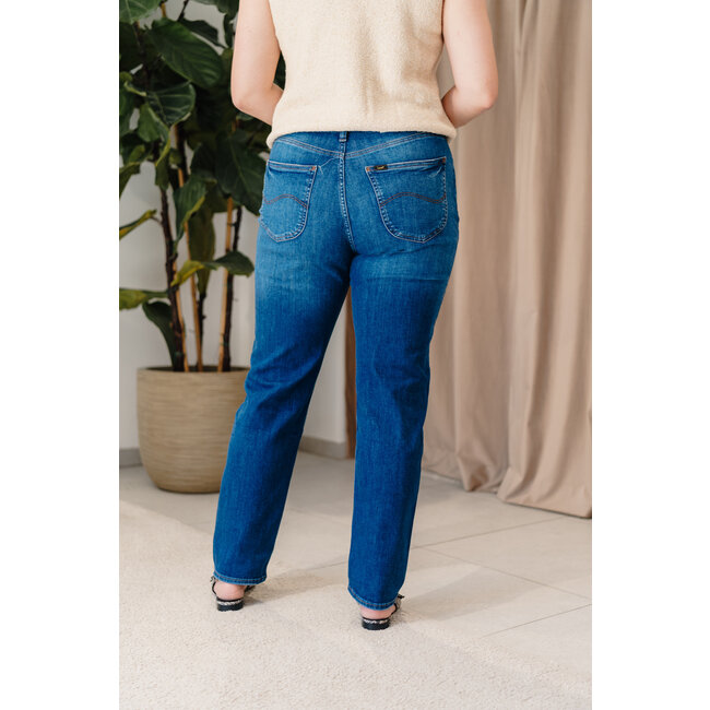 CAROL CROPPED REGULAR STRAIGHT Hyper Mid Blue