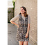 VIITA DRESS Gray Morm Snake