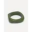 Les Soeurs RESIN RECTANGLE BANGLE Green