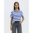 ESSENTIAL STRIPED BOXY TEE Dazzling Blue