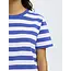 ESSENTIAL STRIPED BOXY TEE Dazzling Blue