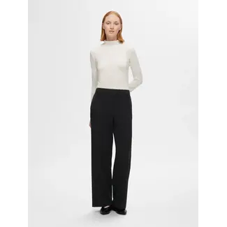 Selected Femme EMMA-TARA WIDE PANTS Black