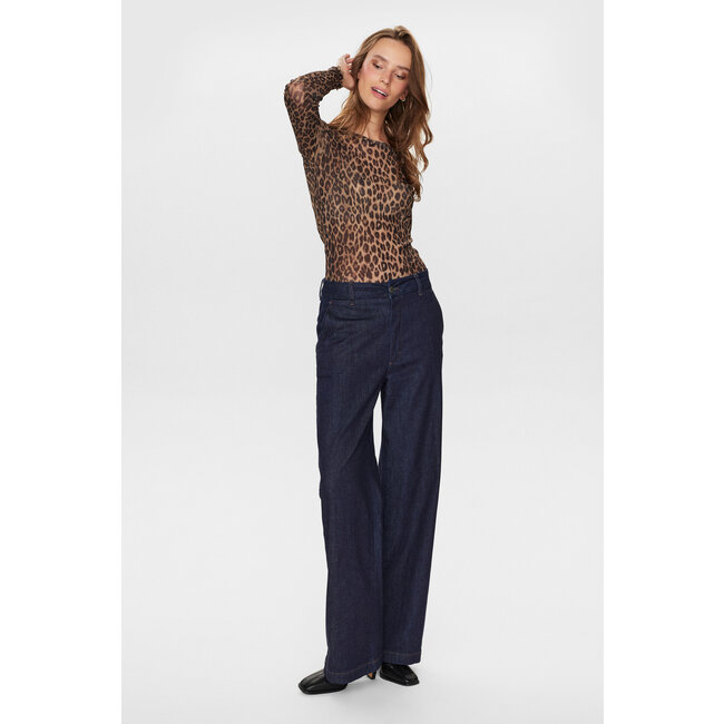 AMBER PANTS Dark Blue Denim