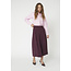 ANYA PLEAT SKIRT Winered