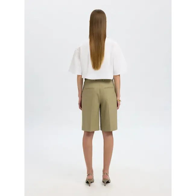 AYA JUNO BOW SHIRT Bright White