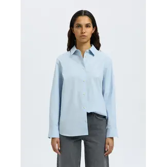 Selected Femme ESTER RELAXED SHIRT Cashmere Blue