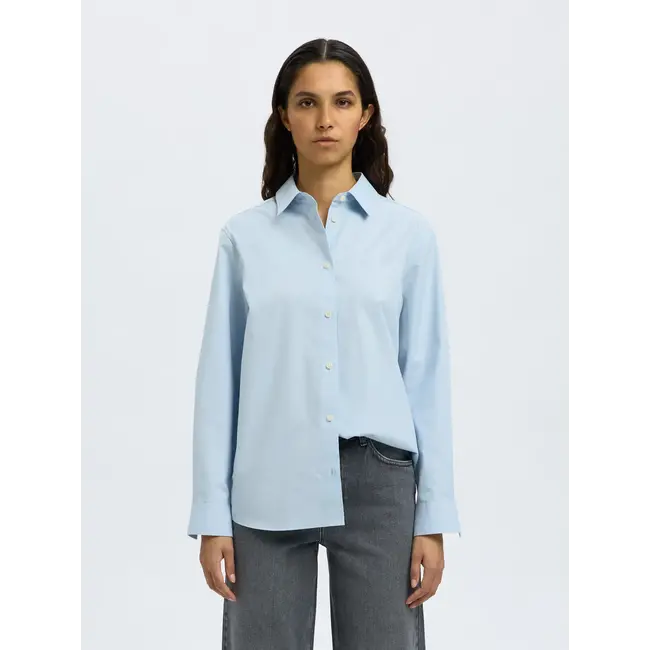 ESTER RELAXED SHIRT Cashmere Blue