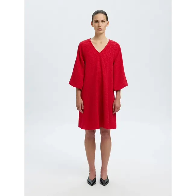 AMIDA DRESS Equestrian Red