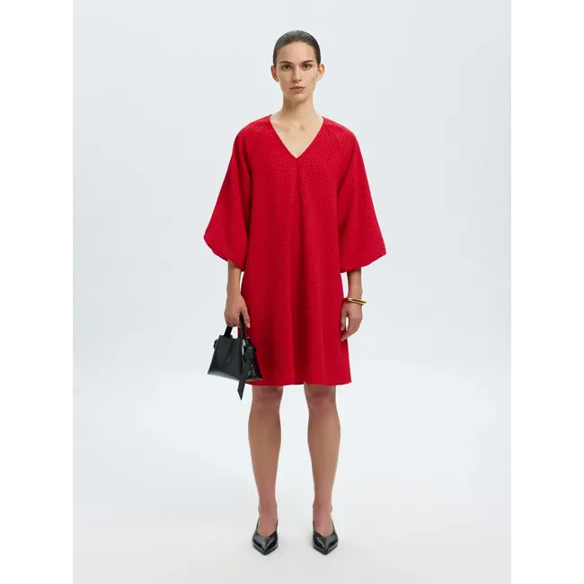 AMIDA DRESS Equestrian Red